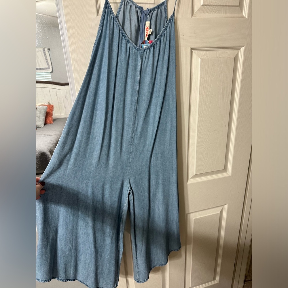 Denim jumpsuit